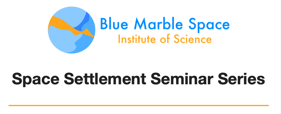 Blue Marble Istitute of Science Seminar Series logo